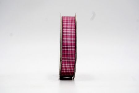 Purple/Pink Plaid Ribbon_AI